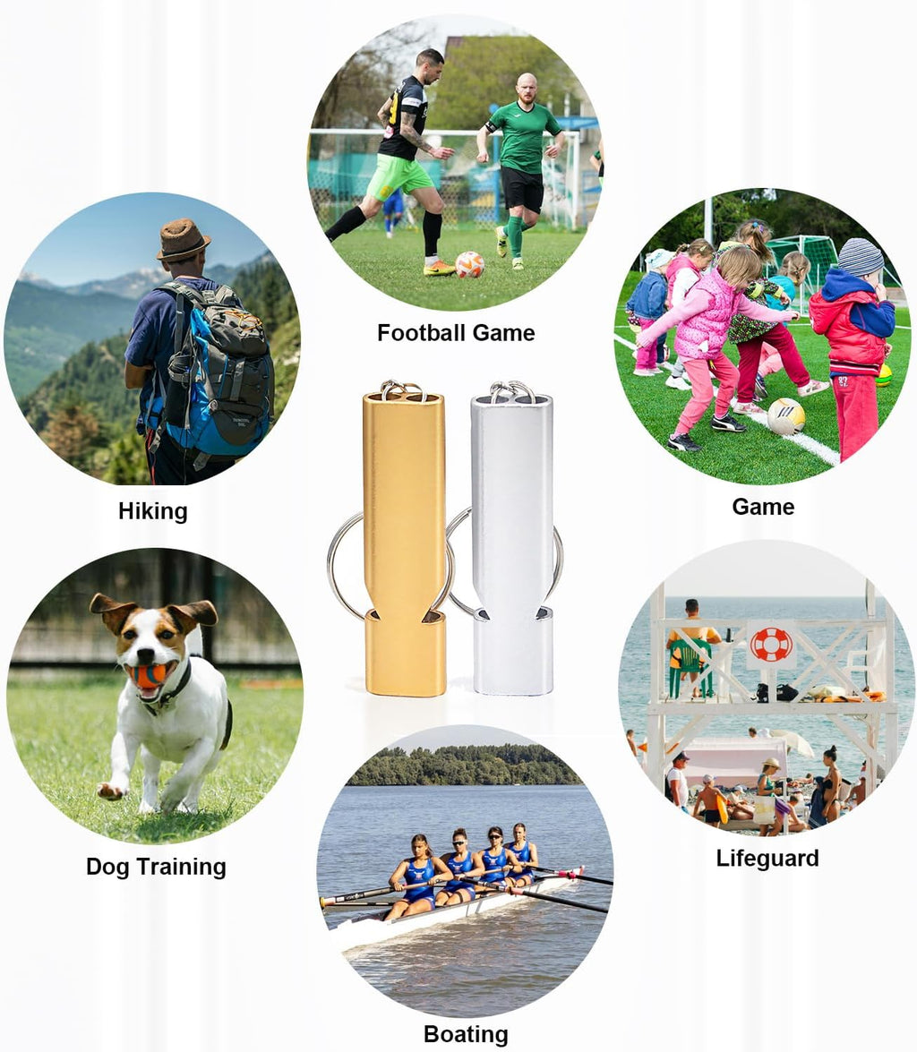 120 Db Loud Emergency Survival Whistle with Lanyard - Suitable for Coaches, Teachers, Dog Training, Kayak Accessories, and Hiking Safety Tool