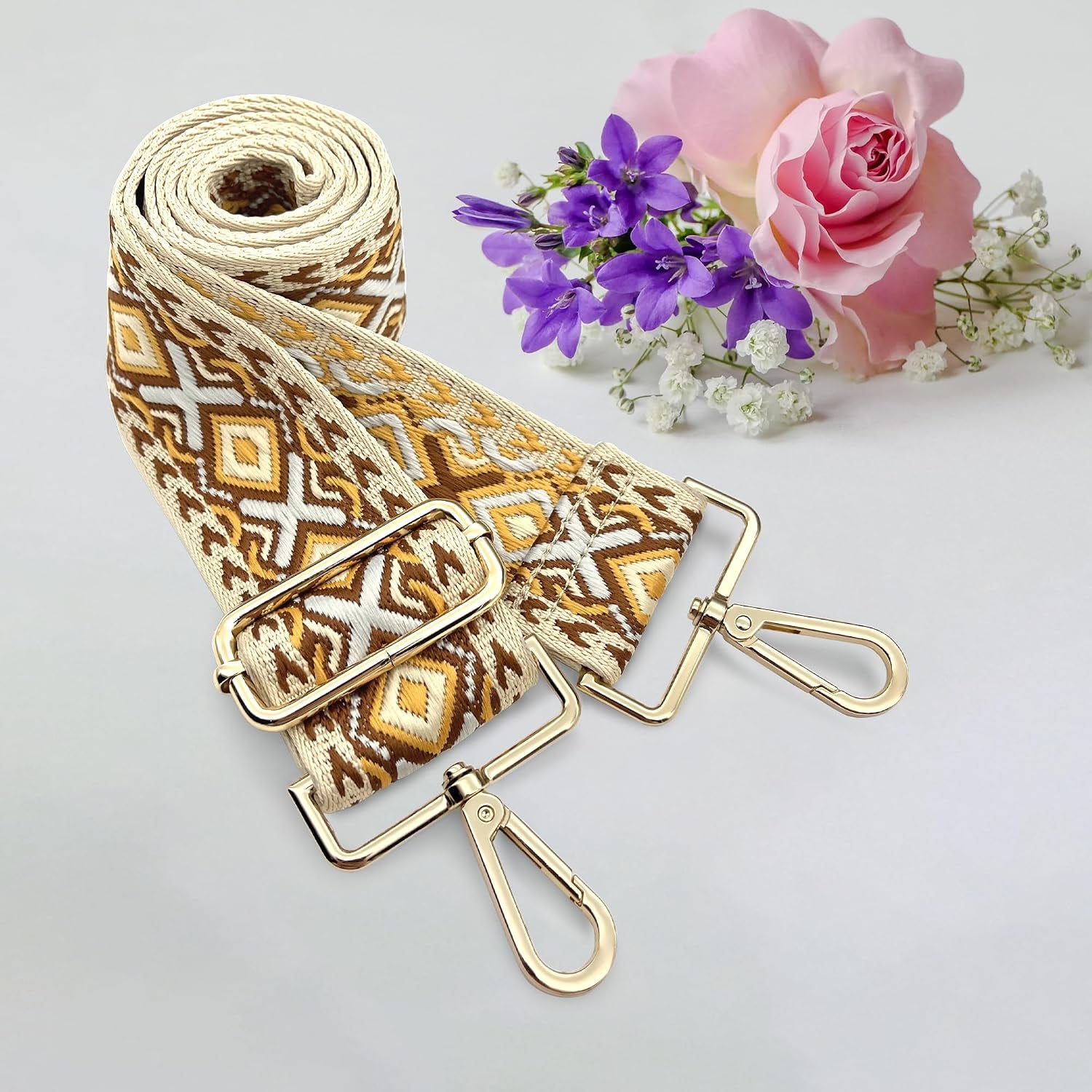 Purse Strap Women'S Crossbody Handbags - Purse Straps Replacement Crossbody for Bags, Wide Shoulder Strap for Camera Bag Purse, Tote Bag, for Her, Yellow