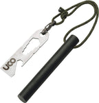 Titan Fire Striker Ferro Rod Fire Starting Survival Tool with Tether and Multitool, 20,000+ Strikes