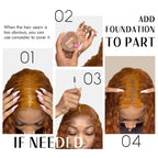 Wide Wig Grip Band for Lace Front Wigs, Velvet Wig Grip Band with Adjustable Hook & Loop Fastener, Nude, 1 Pieces