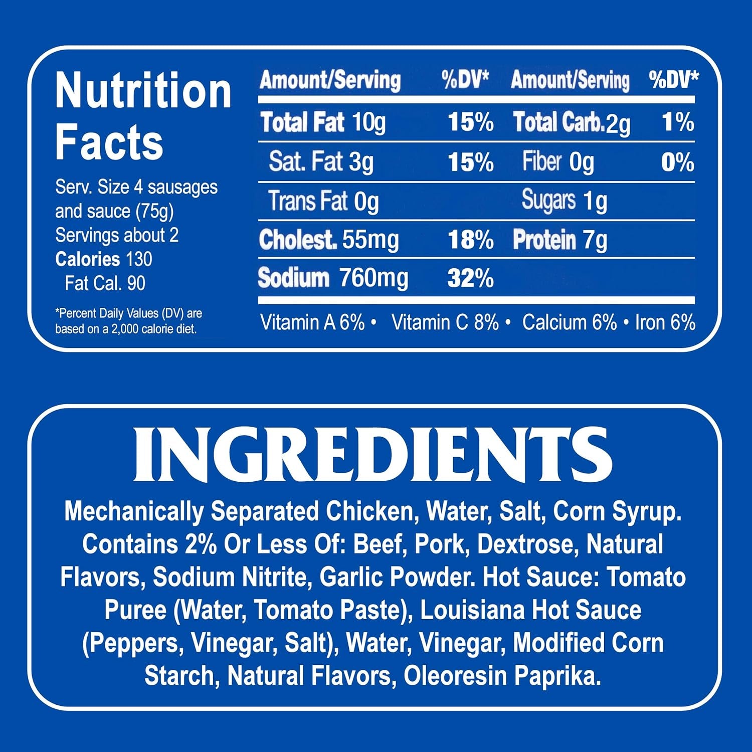 Star Vienna Sausage, Hot & Spicy Flavored, Canned Sausage, 4.6 Ounce (Pack of 24)