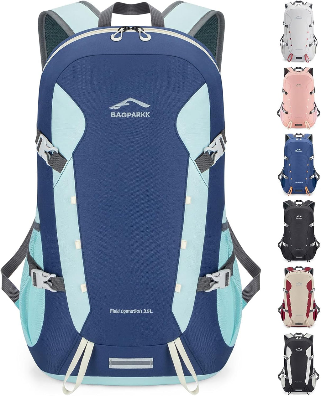 35L Ultra Lightweight Foldable Packable Hiking Backpack | Travel Backpack, Survival Whistle, Water-Resistant, Camping Daypack, Outdoor Sports, 0.88 Pounds, Men & Women