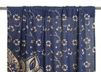 Indian Hippie Bohemian Beautiful Passion Ombre Color Mandala Curtain Panels Blue Gold