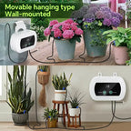 USB Drip Irrigation System Automatic Watering System with Custom Schedule Watering Timer for Potted Plants Indoor Watering