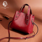 Women Crossbody Handbags Genuine Leather Satchel Handbags for Women Top-Handle Shoulder Tote Purses