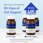 ® Bio Complete 3, 3-In-1 Probiotics for Gut Health, Probiotic Supplements for Digestion, Supplement Supporting Bloating, Gas, Food Cravings, Energy Levels, Skin, and Focus, 30 Day Supply
