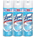 Disinfectant Spray, Crisp Linen, 19 Oz, 3-Count