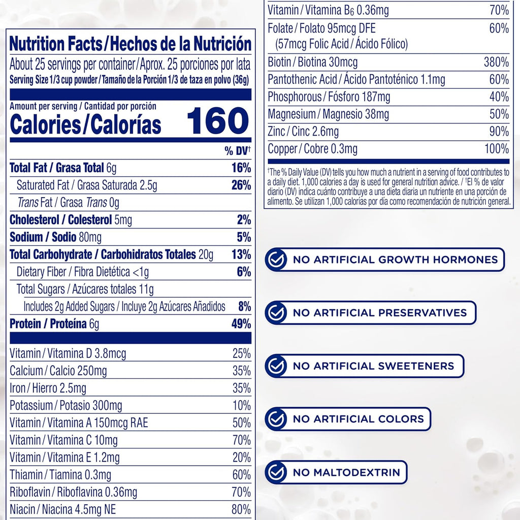 Premium Toddler Milk Nutritional Drink,  Toddler Drink, Try Our Brain-Supporting Trio, 32Oz Can, 6 Pack