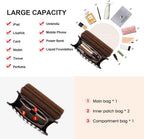 Leather Backpack Purse for Women Fashion Travel Shoulder Bag | Genuine Leather and Microfiber Leather, College Backpacks, Vintage, Casual Work Bag