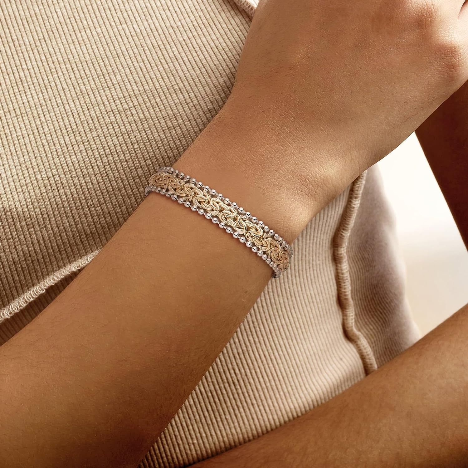 Byzantine Beaded-Edge Bracelet
