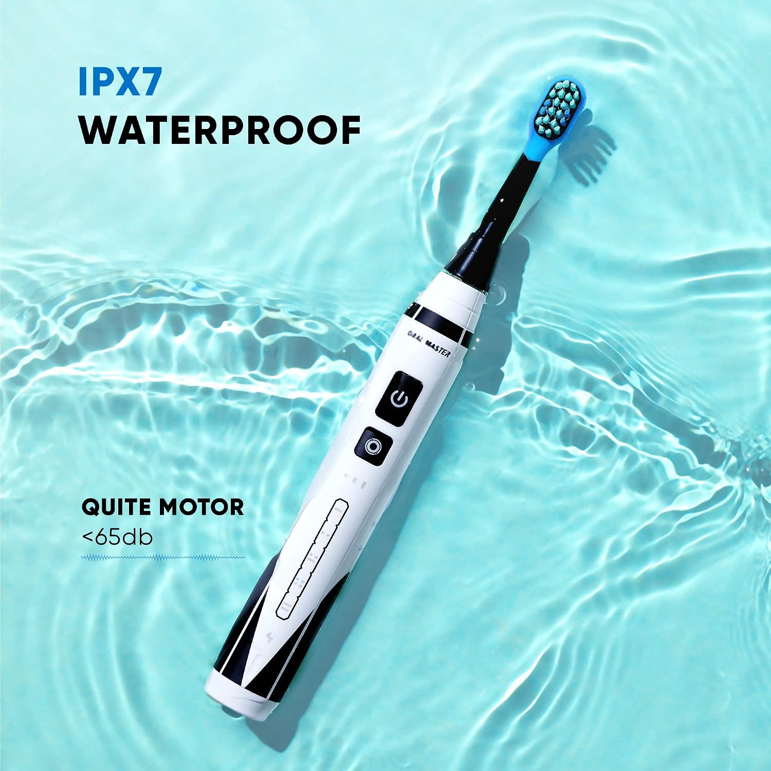 Kids Electric Toothbrush with Sonic Motor, 5 Cleaning Modes, Smart Timer, Rechargeable Wireless Charging, Soft Bristle Replacement Brush Heads for Ages 3 and Up