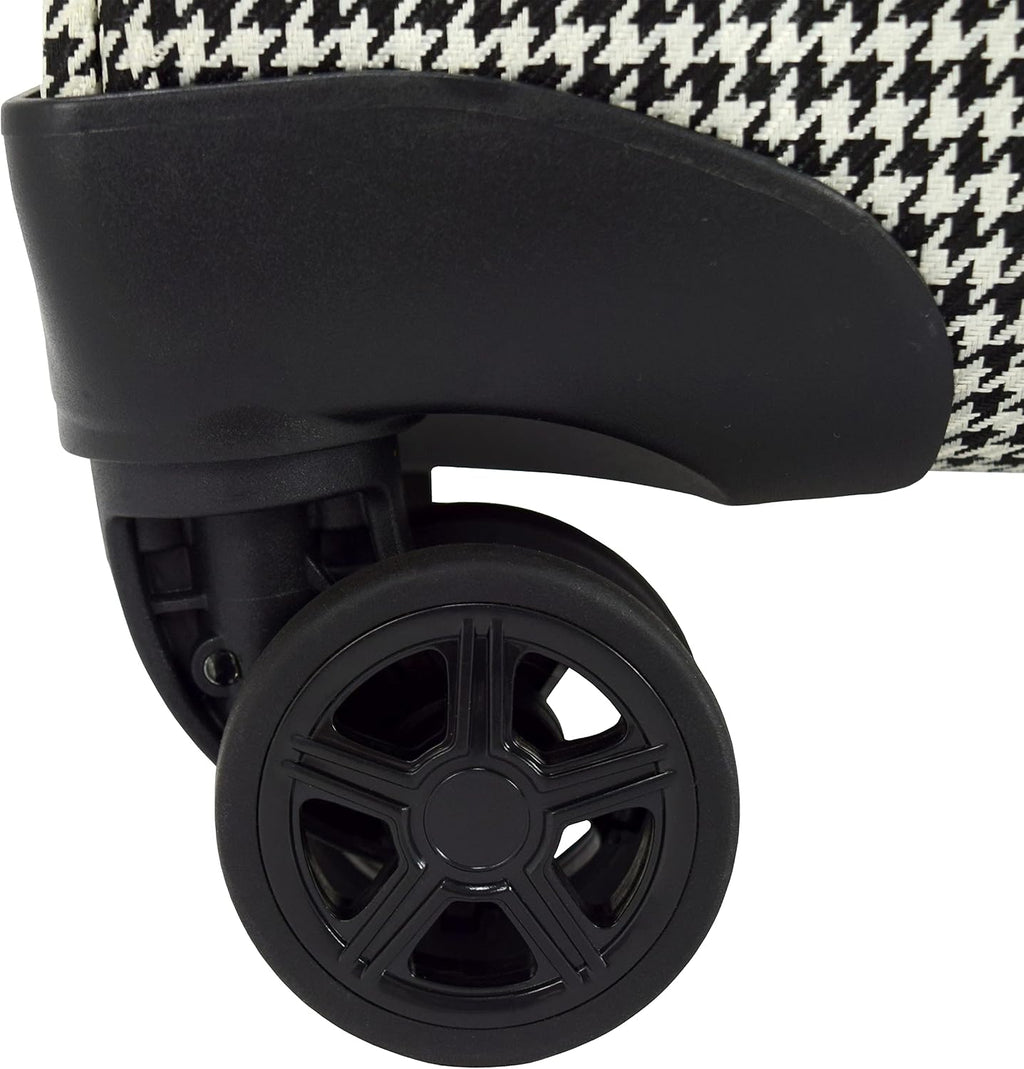 Oxford III 25" Expandable Spinner Black-White Houndstooth