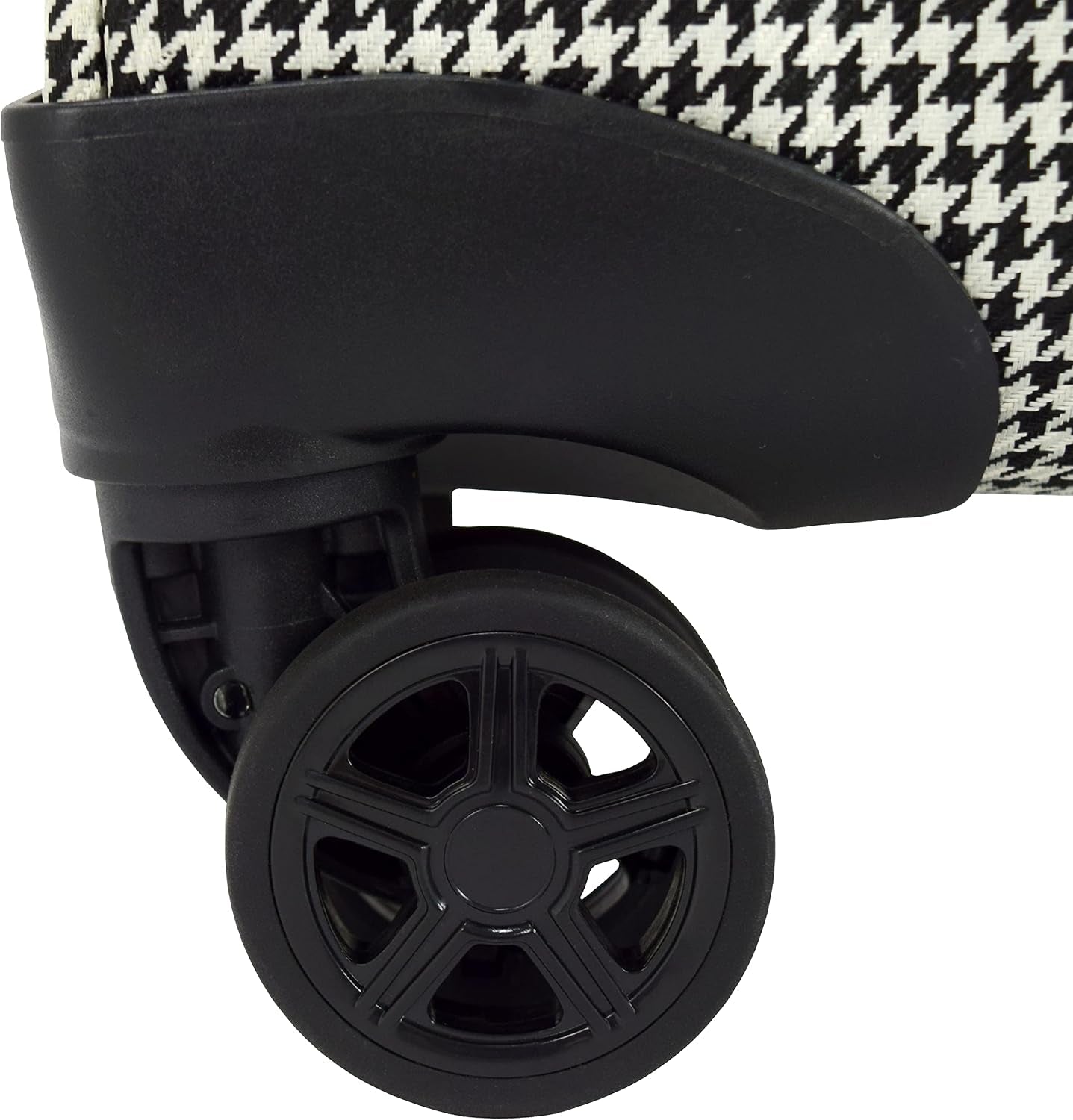 Oxford III 25" Expandable Spinner Black-White Houndstooth