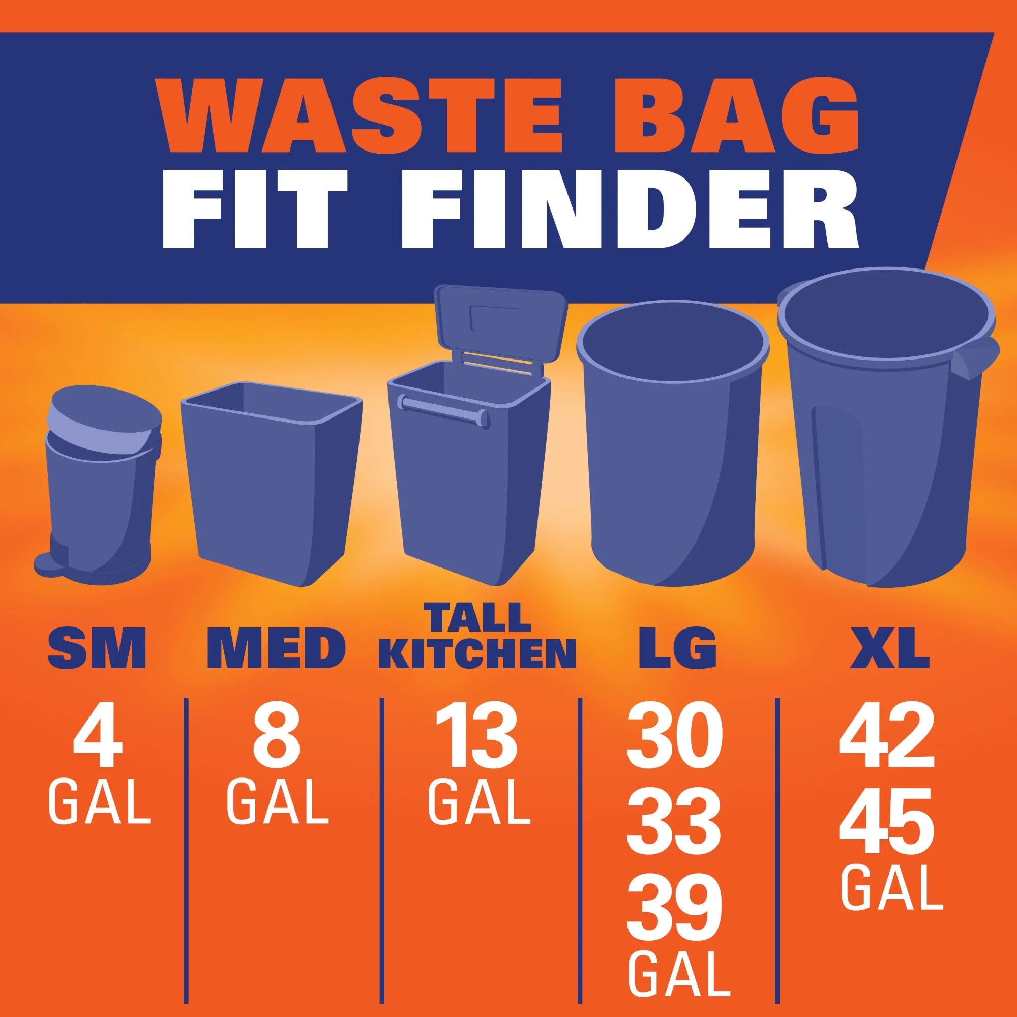 Ultra Strong 13 Gallon Trash Bags, Tall Kitchen Trash Bags, White, Fabuloso Scent, 80 Bags