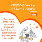 Power Chew Easy-Hold Wishbone Dog Chew Toy, Small | Bison Flavor, Durable Dog Toys for Aggressive Chewers, Discourages Destructive Chewing, for Small Breeds up to 25 Lbs
