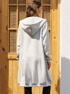 Womens Long Zip up Hoodies Comfortable Fleece Fashion Sweatshirts 2026 Casual Jackets with Pockets
