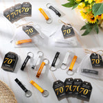 50 Sets 70Th Birthday Party Favors for Guests Include Birthday Beer Opener Keychain Cheers to 70 Bottle Opener Keychain with Thank You Cards and Gift Bag for Party Wedding Gifts