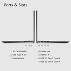 Professional title: Dell Inspiron 3000 Series 3520 15.6" FHD Touchscreen Laptop with Intel Core i5-1155G7, 16GB DDR4 RAM, 1TB PCIe SSD, Webcam, SD Card Reader, Wi-Fi, Windows 11 Home - Black