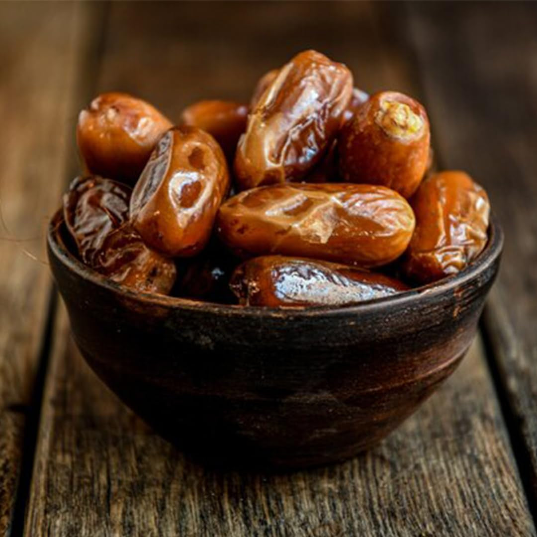 Dried Dates 2 Lb - Pitted - No Added Sugar, No Preservatives - Gluten Free, Vegan, High Fiber Snack