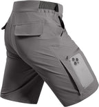 Men'S Cargo Hiking Shorts with Belt | Quick Dry, Lightweight, Durable, Waterproof, Multi Pockets, for Outdoor Tactical Work
