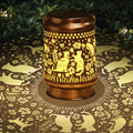 Cat Lover Gifts for Mom Women Gift Cat Solar Lantern Outdoor Birthaday Gifts for Mom Metal Decorative Lanterns for Yard Patio Lawn Solar Garden Decor