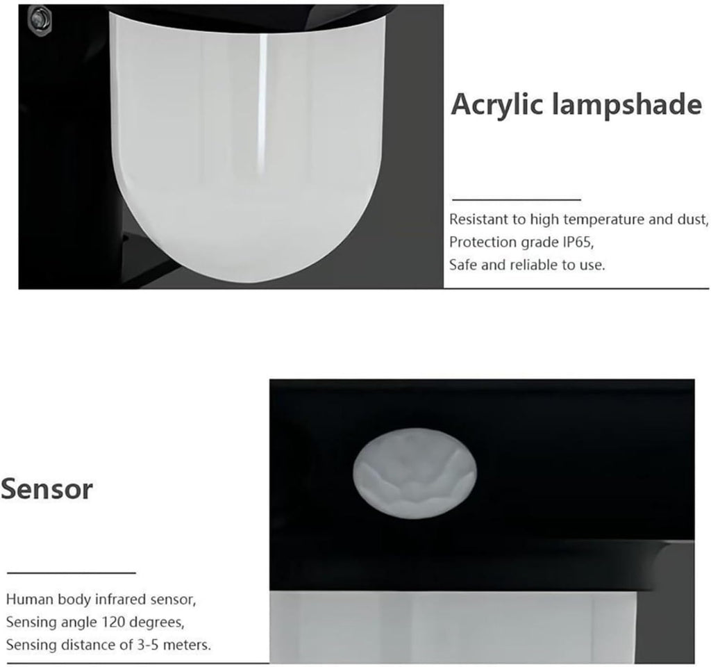 Solar Landscape Spotlight, 4 Pack IP65 Waterproof Outdoor Garden Solar Powered Pathway Light Motion Sensor Path Lighting for Yard, Patio, Pathway