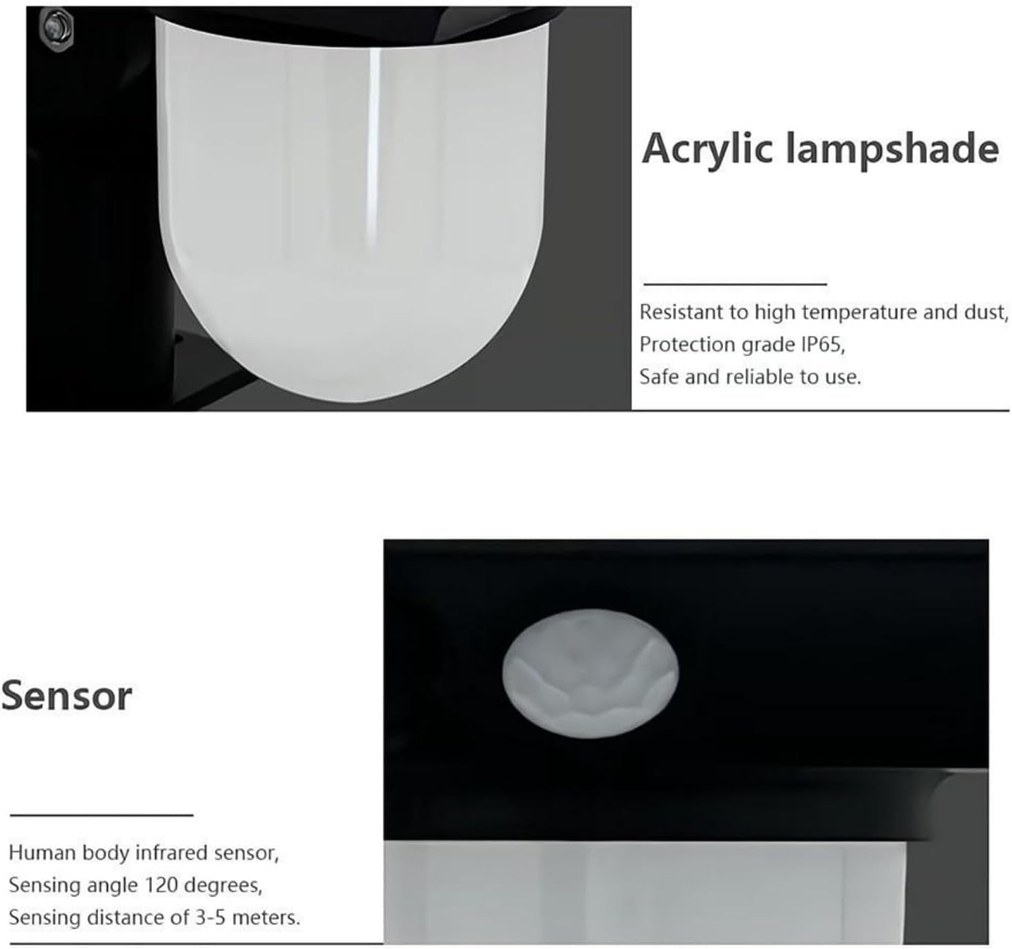 Solar Landscape Spotlight, 4 Pack IP65 Waterproof Outdoor Garden Solar Powered Pathway Light Motion Sensor Path Lighting for Yard, Patio, Pathway