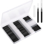 120Pcs Micro Eyebrow Brush with Cap - Eyebrow Tinting, Lash Filler, Brow Lifting Brush - Professional Makeup Kit for Eyebrow Lamination, Beauty Salon & Home Beauty Care