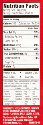 4-Pack HORMEL  Corn Beef Hash, Canned Corned Beef, Shelf Stable, 14 Oz Steel Can