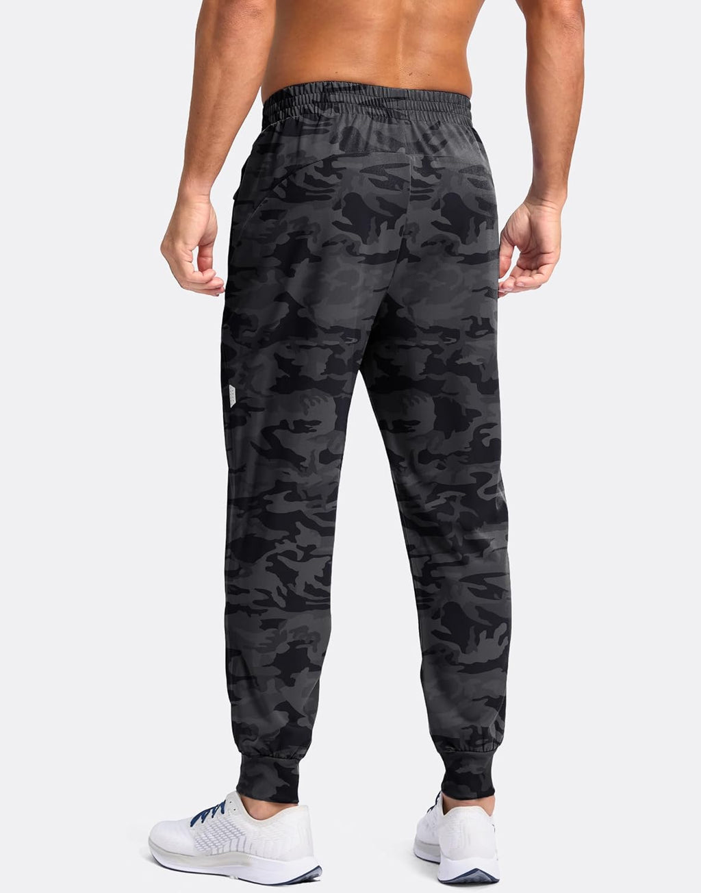 Men'S Joggers with Zipper Pockets Lightweight Athletic Workout Pants Quick Dry Sweatpants for Men Running Hiking