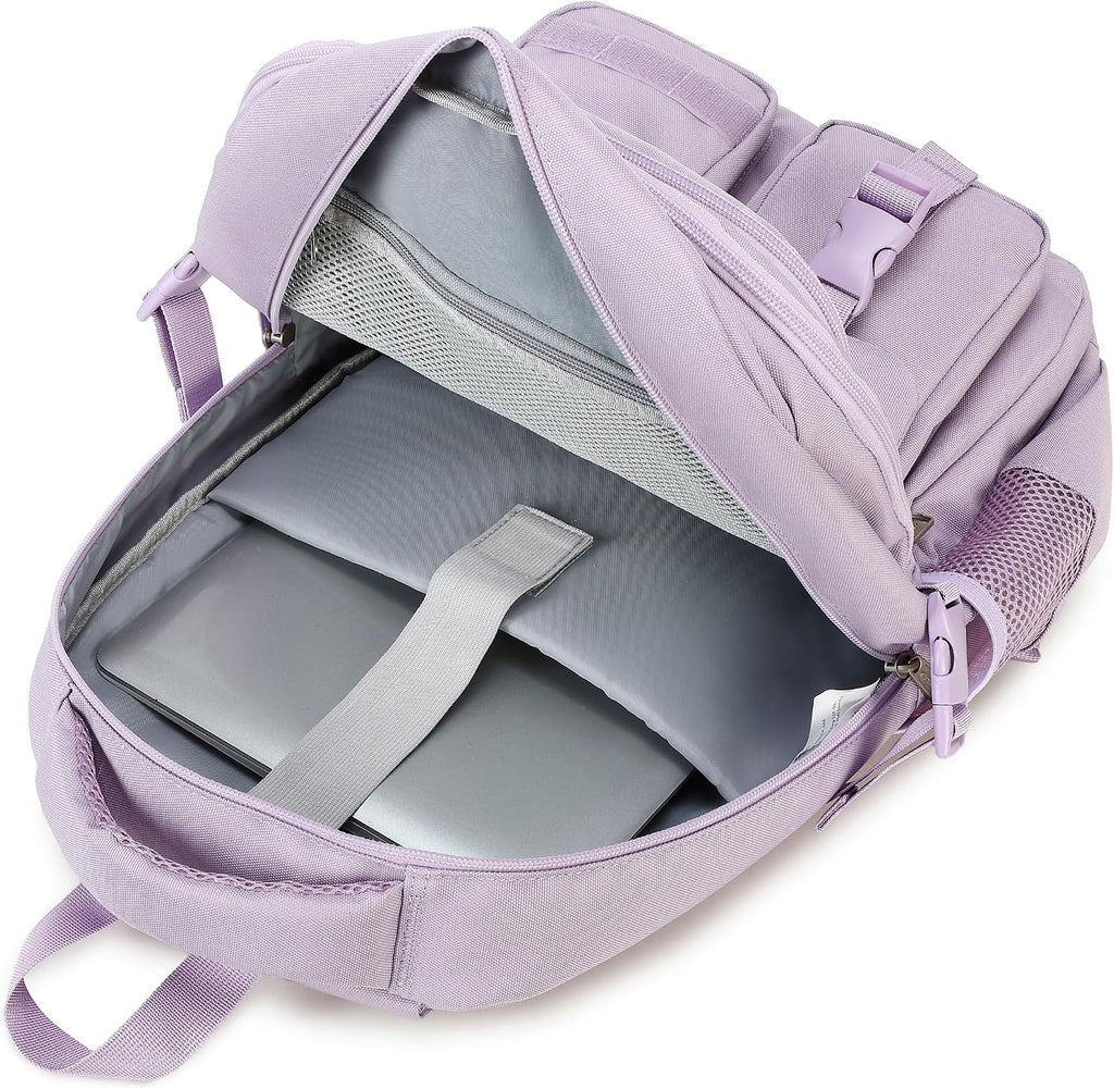 Large Heavy Duty Backpack for School College Bookbag Casual Multi Pocket Travel Backpacks