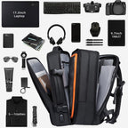 45L Carry on Backpack, Weekender Travel Backpacks, 17.3 Inch Laptop Back Pack Business Expandable Bag for Men and Women