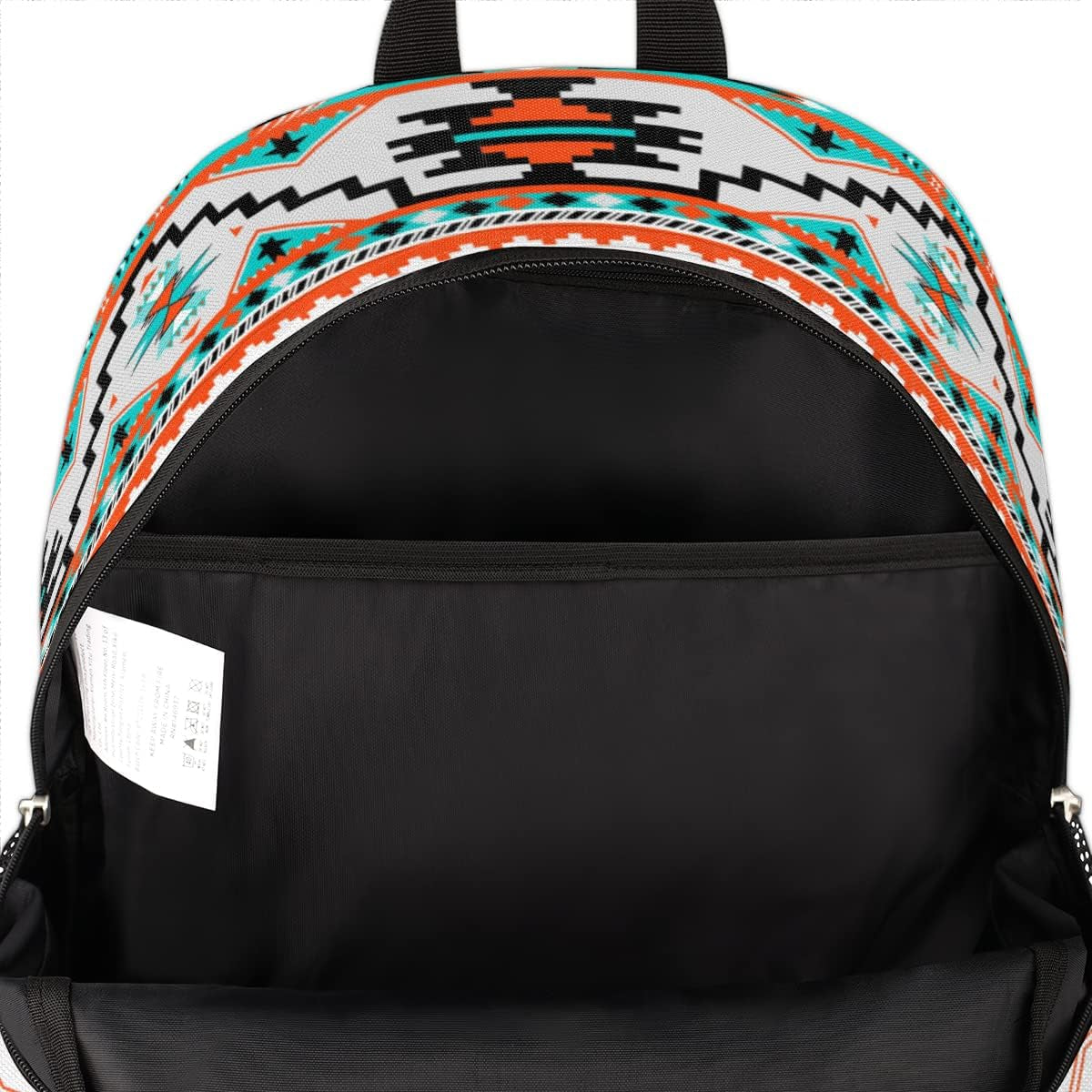 Aztec Print School Backpacks for Girls Boys Teens Students - Stylish College Schoolbag Book Bag - Water Resistant Travel Backpacks for Women Men