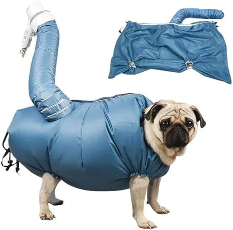 Dog Drying Bag – Quick Dry Pet Hair Drying Suit for Small Medium Large Dogs and Cats, 360° Air Circulation Grooming Accessory for Blow Drying (Small)