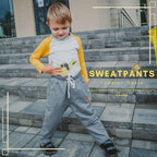 Baby Boy'S 2-Pack Pants, Toddler Cotton Pull on Jogger, Kids Dinosaur Drawstring Elastic Sweatpants