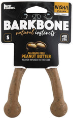 Wishbone Barkbone Nylon Chew Toy, Peanut Butter Flavor, 5.38 in | for Aggressive Chewers, Long Lasting Build, Safe Material for Daily Gnawing, Supports Dental Health, Small Breed Use Today