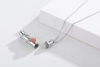 Cremation Jewelry Sterling Silver Sunflower/Rose/Daisy Flower Urn Necklace for Ashes Memorial Keepsake Jewelry for Women