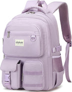 Large Heavy Duty Backpack for School College Bookbag Casual Multi Pocket Travel Backpacks