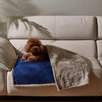 Waterproof Reversible Pet Blanket for Small Dogs | 30 X 50 Inch, Washable Pet Protector for Sofa, Couch, Crates and Car Seats, Guards against Fur, Dirt and Everyday Spills