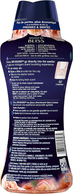 Infusions Laundry Scent Booster Beads for Washer, Bliss, Sparkling Amber & Rose, 26.5 Oz