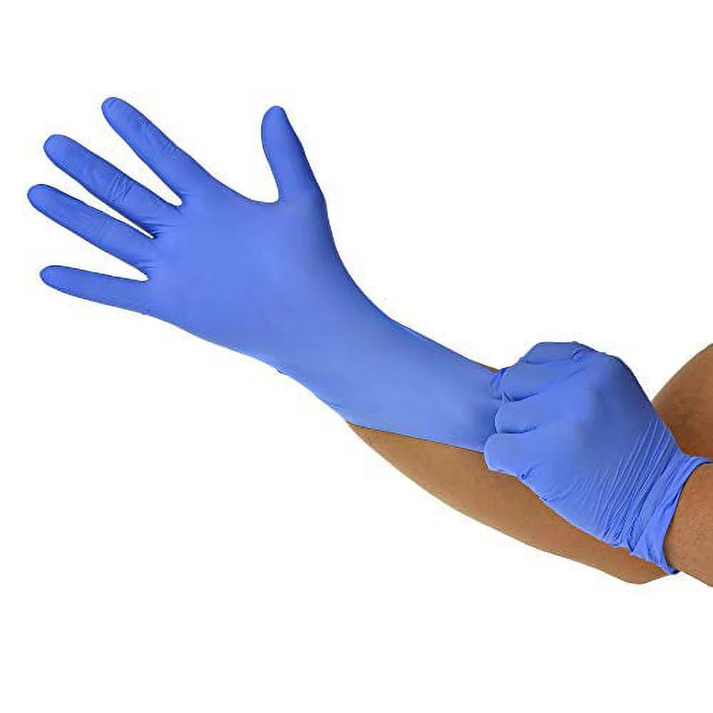 Nitrile Medical Grade Exam Gloves | Disposable Gloves for Hospitals, Law Enforcement, First Response | Latex Free, Medium (200/Box)