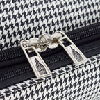 Oxford III 25" Expandable Spinner Black-White Houndstooth