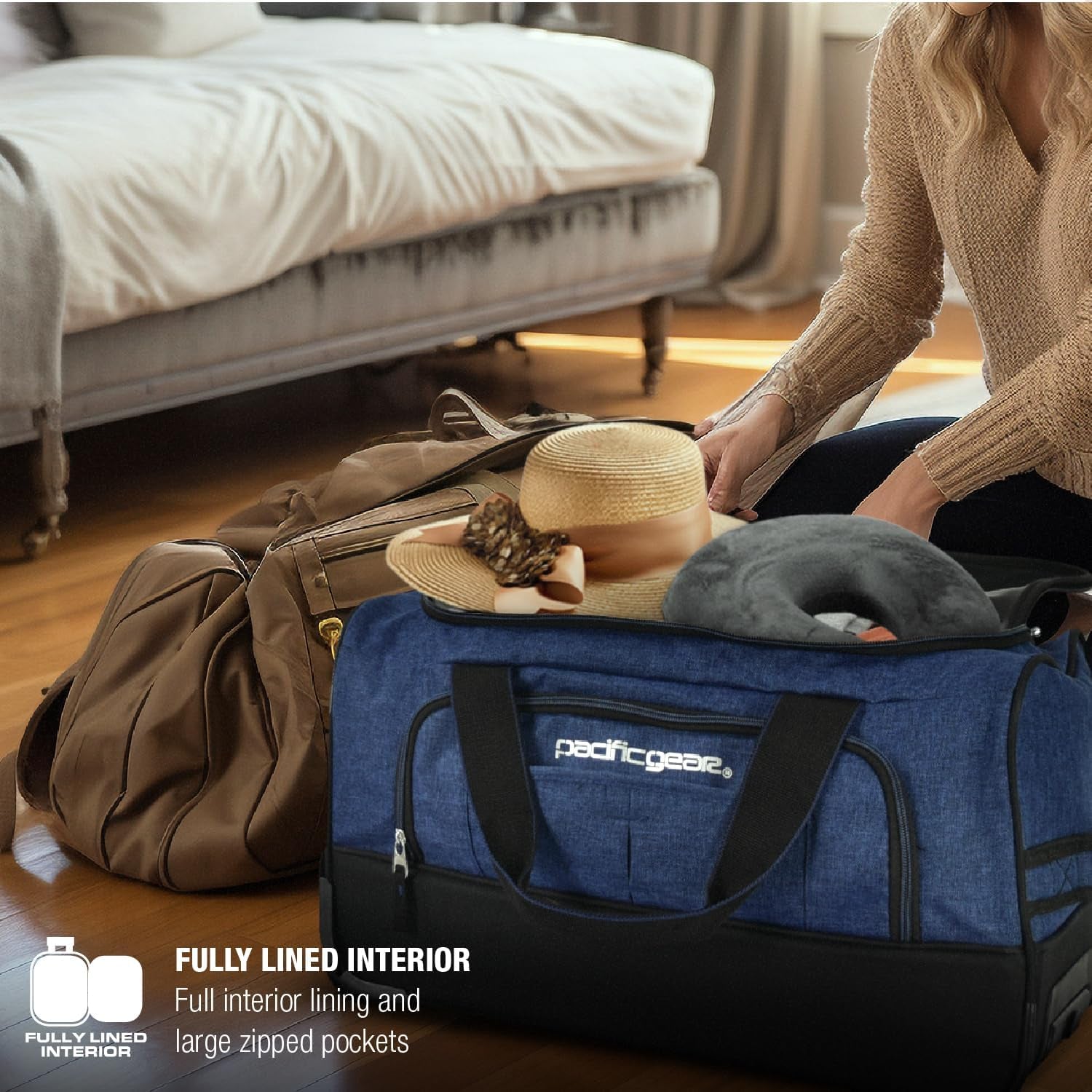 Duffel Bag with Rolling Wheels