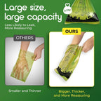 Biodegradable Dog Poop Bags 150 Count 10 Rolls with Dispenser, Thicken and Leak Proof Poop Bag Holders for Leashes(Scented)