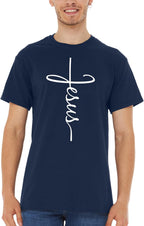 Jesus Cross T-Shirt - Christian Religious Graphic Tee for Men Women | Christian Faith Shirt, Jesus Cross T-Shirt, Religious Graphic Tee, Inspirational Christian Gift, Men Women Apparel