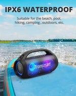 Bang SE Portable Bluetooth Speaker 40W Stereo Wireless IPX6 Waterproof Colorful LED for Party Outdoor Travel