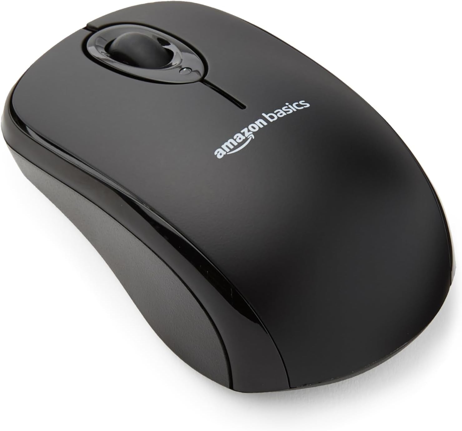 2.4 Ghz Wireless Optical Computer Mouse with USB Nano Receiver, Portable, No Wires, Smooth Tracking, Multi-Device Compatibility, Black