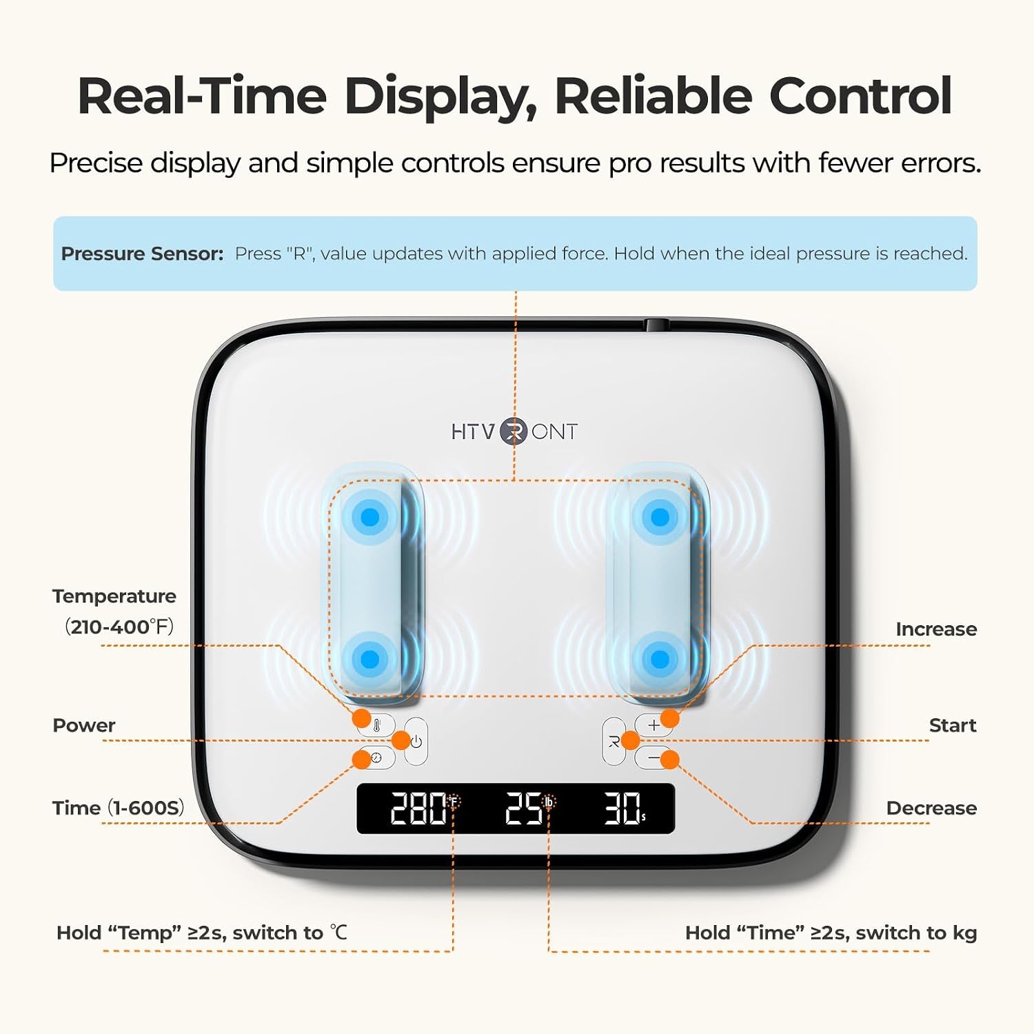 Heat Press Machine for T Shirts 12X10 with Pressure Display | Portable Heat Press with Heats up Fast & Evenly H10 Heat Press Machines for HTV, Sublimation, Heat Transfer Projects