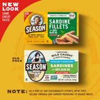 Sardines in Olive Oil Skinless & Boneless, 4.37 Oz Tins, 6-Pack | No Salt Added, Wild Caught, 22G of Protein, Keto Snacks, More Omega 3'S than Tuna, Kosher, High in Calcium, Canned Sardines