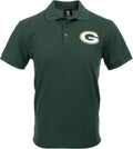 NFL Mens NFL Team Logo Casual Color Polo Short Sleeve Shirt